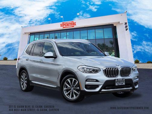 Glacier Silver Metallic 2019 BMW X3 sDrive30i