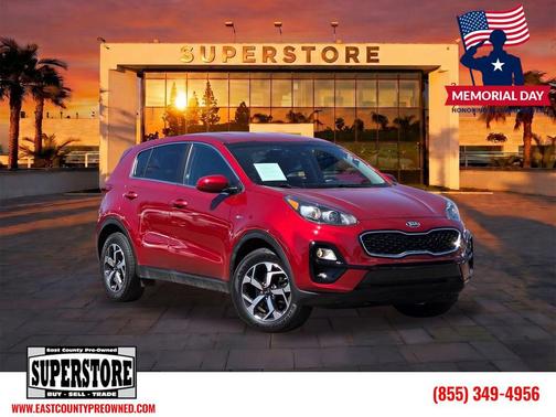 Hyper Red 2021 Kia Sportage LX