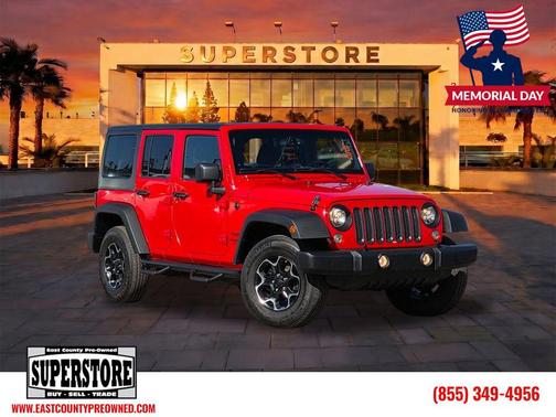 Firecracker Red Clear Coat 2015 Jeep Wrangler Unlimited Sport