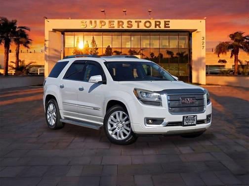 White Frost Tricoat 2016 GMC Acadia Denali