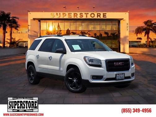 White Diamond Tricoat 2014 GMC Acadia SLE-1