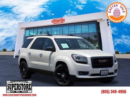 White Diamond Tricoat 2014 GMC Acadia SLE-1