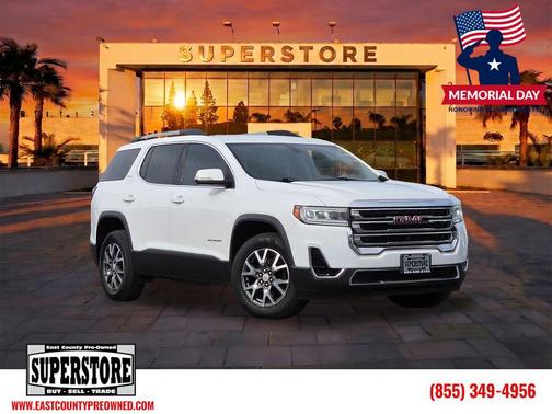 Summit White 2020 GMC Acadia FWD SLE