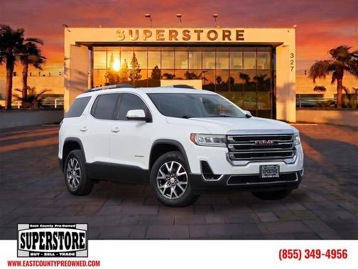 Summit White 2020 GMC Acadia FWD SLE