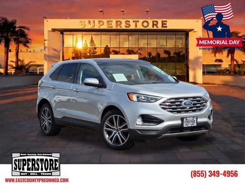 Ingot Silver Metallic 2019 Ford Edge Titanium