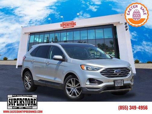 Ingot Silver Metallic 2019 Ford Edge Titanium