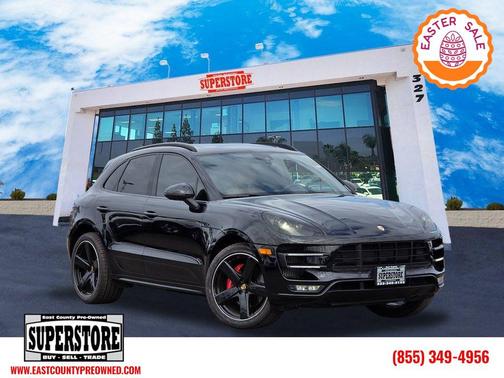 Jet Black Metallic 2017 Porsche Macan Macan Turbo