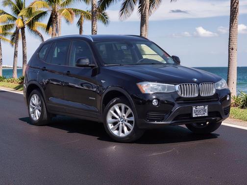 Black Sapphire Metallic 2015 BMW X3 xDrive28i