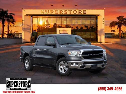 Granite Crystal Metallic Clearcoat 2019 RAM 1500 Big Horn