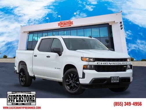 Summit White 2021 Chevrolet Silverado 1500 Custom
