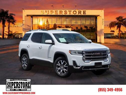 Summit White 2023 GMC Acadia AWD SLT