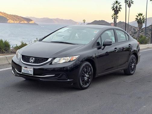 Crystal Black Pearl 2013 Honda Civic LX