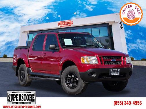 Red Fire Clearcoat Metallic 2003 Ford Explorer Sport Trac XLT
