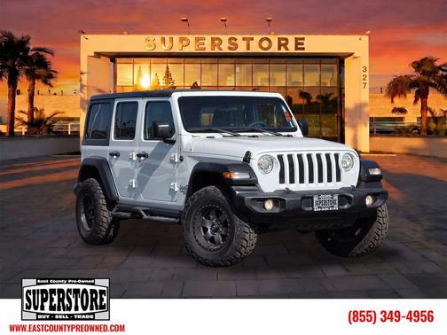 Bright White Clearcoat 2018 Jeep Wrangler Unlimited Sport