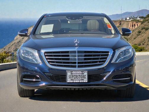 Blue 2014 Mercedes-Benz S-Class Sedan