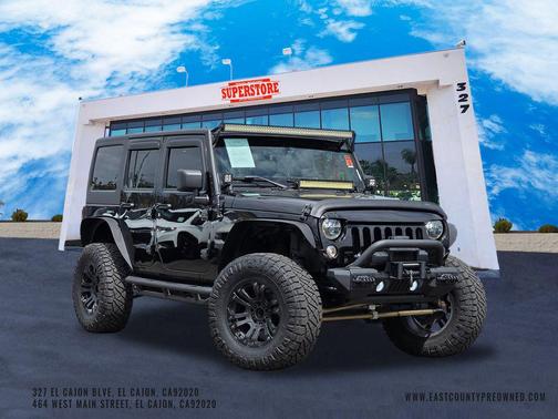 Black Clearcoat 2015 Jeep Wrangler Unlimited Sahara