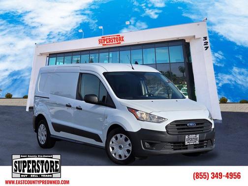 Frozen White 2019 Ford Transit Connect XL