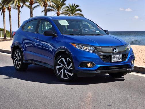 Aegean Blue Metallic 2019 Honda HR-V Sport