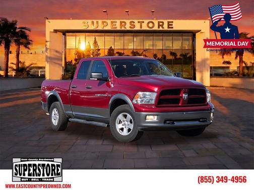 Deep Cherry Red Crystal Pearl 2011 Dodge Ram 1500 SLT