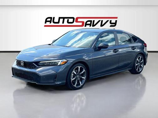 Dark Blue 2025 Honda Civic Hybrid Sport Touring