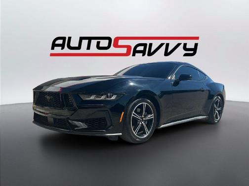 Shadow Black 2025 Ford Mustang EcoBoost Premium