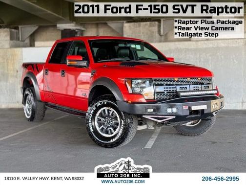 Molten Orange Tri-Coat 2011 Ford F-150 SVT Raptor