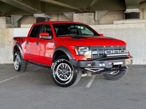 Molten Orange Tri-Coat 2011 Ford F-150 SVT Raptor