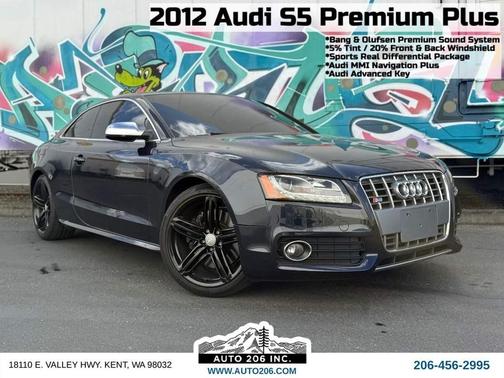 Moonlight Blue Metallic 2012 Audi S5 4.2 Premium Plus