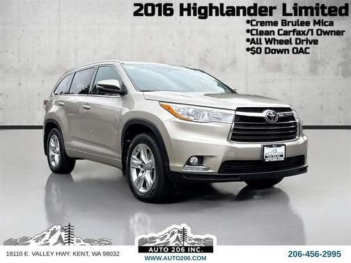 2016 Toyota Highlander Limited Platinum