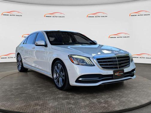 White 2018 Mercedes-Benz S-Class S 560 Sedan 4D