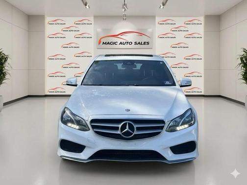 White 2016 Mercedes-Benz E-Class E 350 Sedan 4D