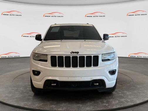 Bright White Clearcoat 2014 Jeep Grand Cherokee Overland
