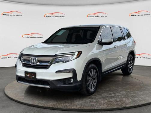 White Diamond Pearl 2019 Honda Pilot EX