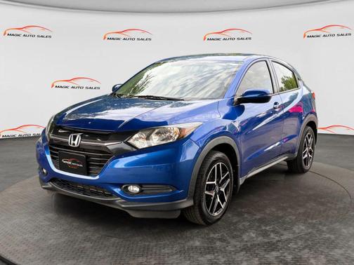 Aegean Blue Metallic 2018 Honda HR-V EX