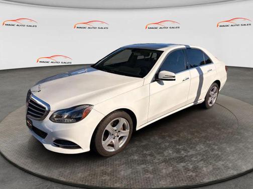 White 2015 Mercedes-Benz E-Class E 350 4MATIC Sedan 4D