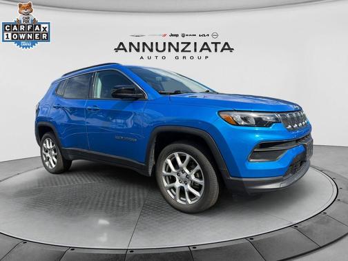 Laser Blue 2022 Jeep Compass Latitude Lux