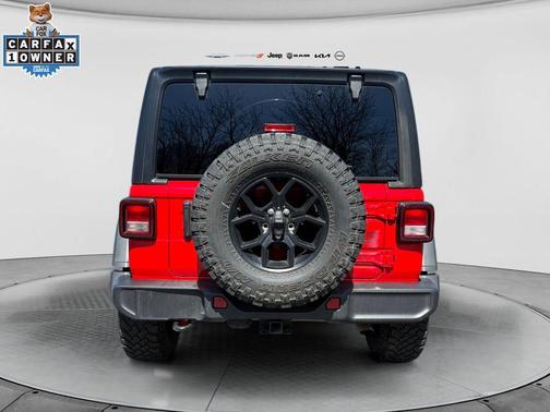 Firecracker Red Clearcoat 2025 Jeep Wrangler Sport