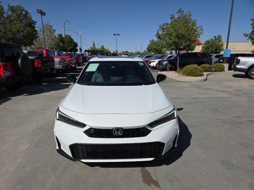 Platinum White 2026 Honda Civic Hybrid Sport