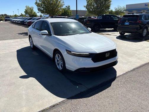 Platinum White Pearl 2026 Honda Accord LX 1.5T