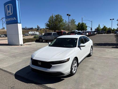 Platinum White Pearl 2026 Honda Accord LX 1.5T