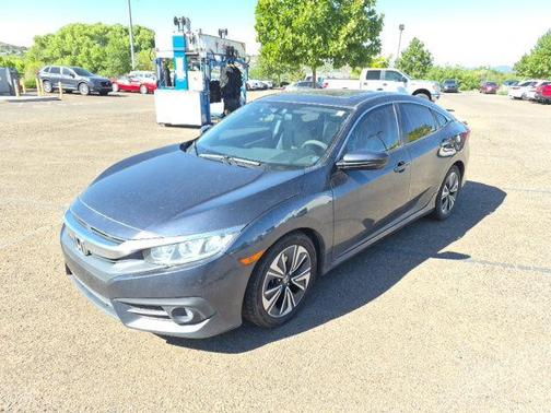 Cosmic Blue Metallic 2017 Honda Civic EX-T
