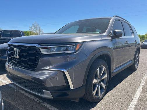 Modern Steel Metallic 2025 Honda Pilot Elite
