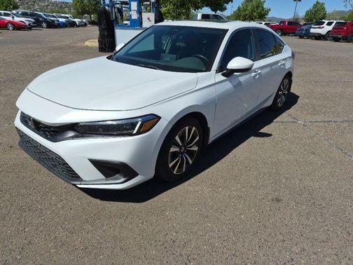 Platinum White 2024 Honda Civic EX-L