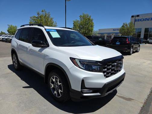 Platinum White 2023 Honda Passport AWD TrailSport