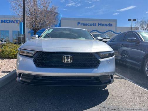 Solar Silver Metallic 2025 Honda Accord Hybrid EX-L
