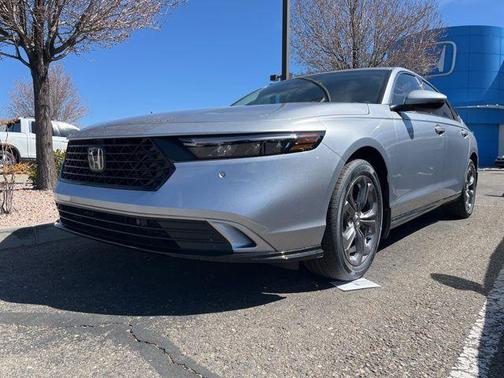 Solar Silver Metallic 2025 Honda Accord Hybrid EX-L