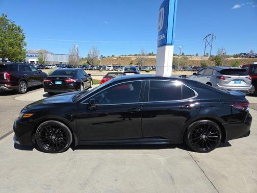 Midnight Black Metallic 2023 Toyota Camry XSE