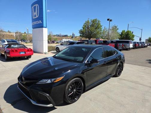 Midnight Black Metallic 2023 Toyota Camry XSE