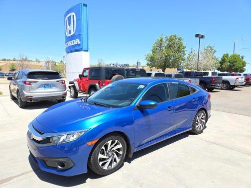 Aegean Blue Metallic 2018 Honda Civic EX