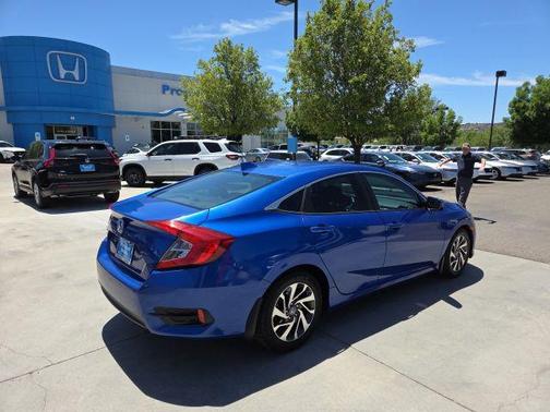 Aegean Blue Metallic 2018 Honda Civic EX